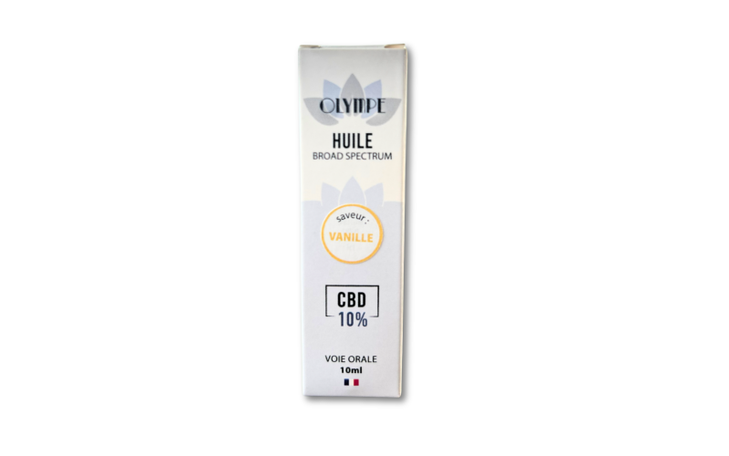 Où acheter de l'huile 10% de CBD Broad Spectrum à la vanille dans un CBD shop ou en livraison sur Arcachon