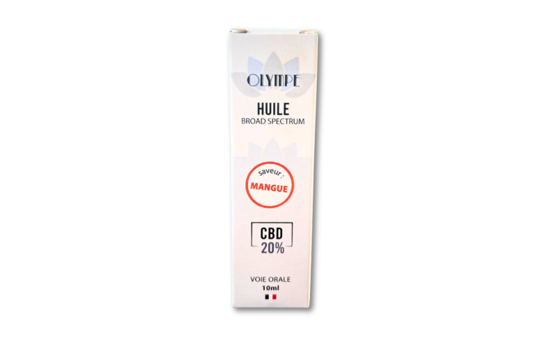 Huile CBD 20% Broad spectrum à Nice