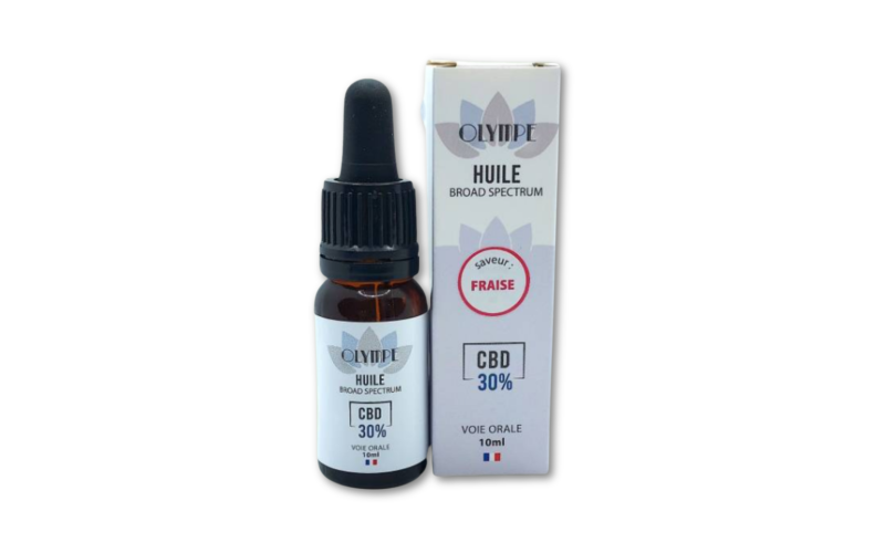 Acheter de l'huile de CBD en 30% Broad Spectrum sans THC sur Biganos