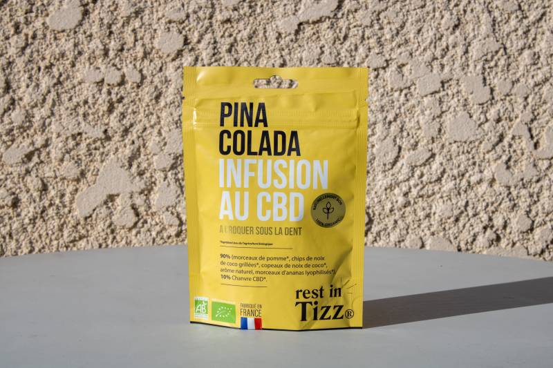 Trouver une infusion chanvre CBD Pina colada bio et française de qualité dans notre shop près d'Arcachon