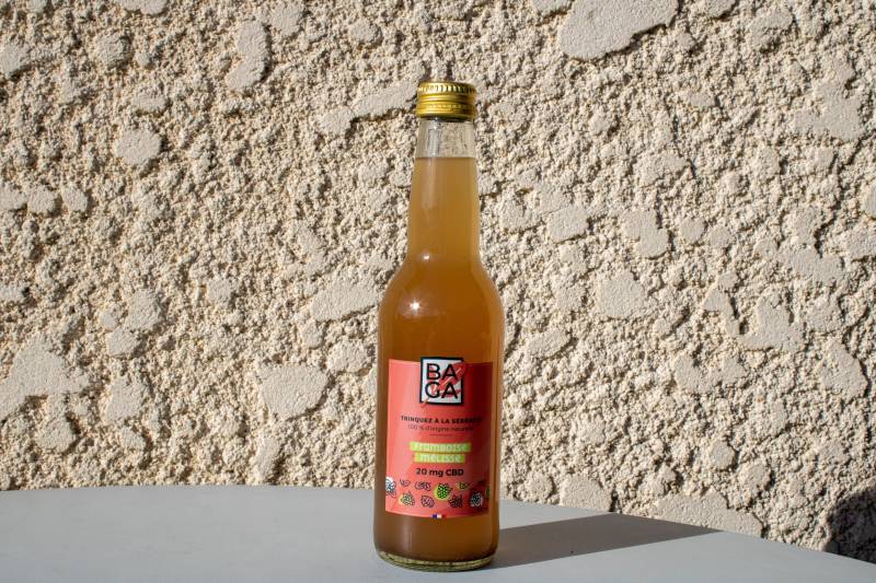 Acheter l'infusion CBD fraîche française et bio de chez Baga dans notre boutique près de La Teste